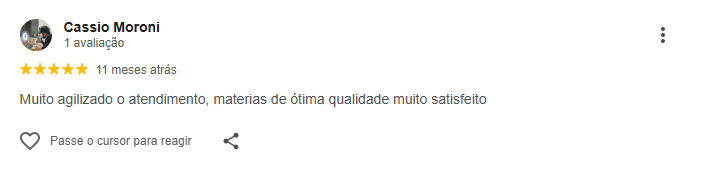 Avalia��o do Cliente 7