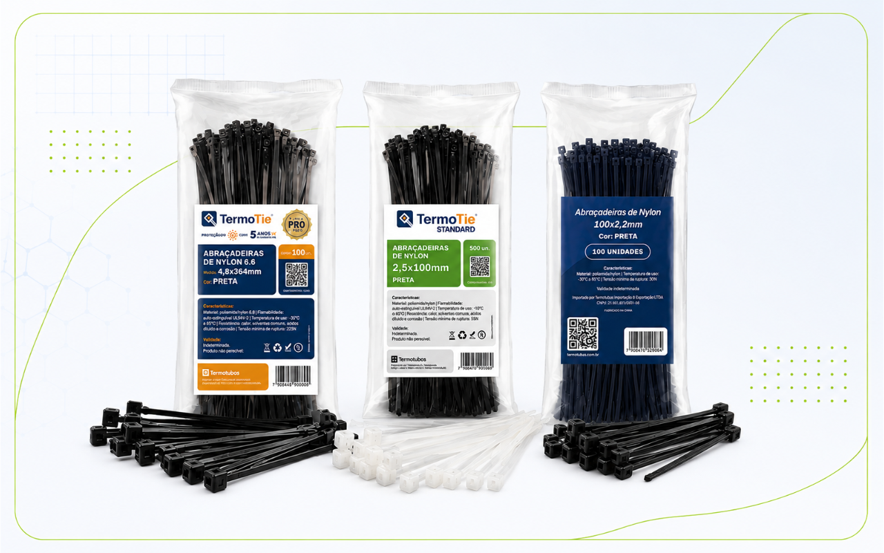 Variedade de produtos Termotubos